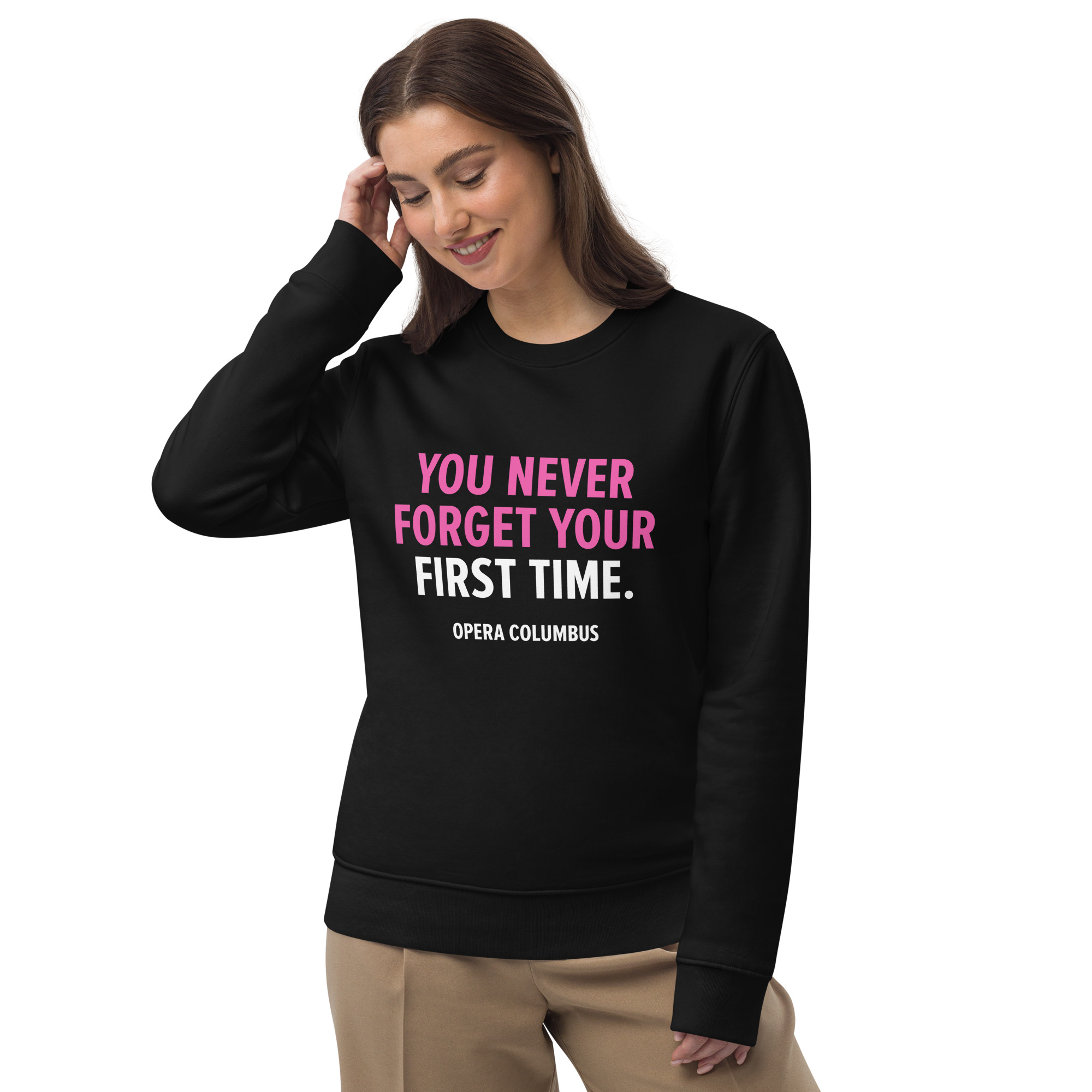 You Never Forget Your First Unisex Eco Sweatshirt